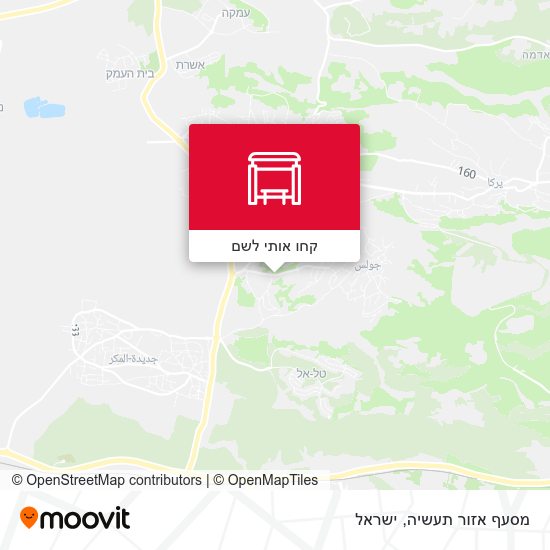 מפת מסעף אזור תעשיה