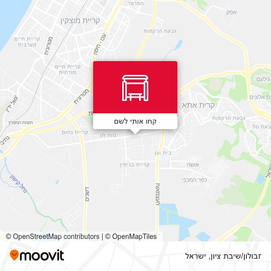 מפת זבולון/שיבת ציון