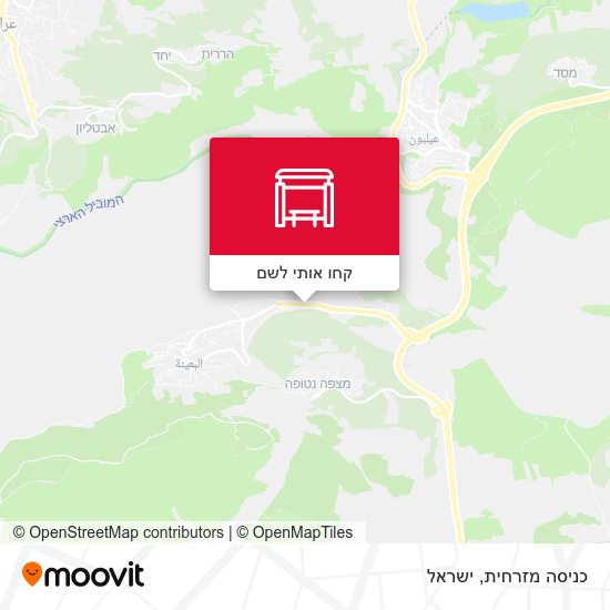 מפת כניסה מזרחית