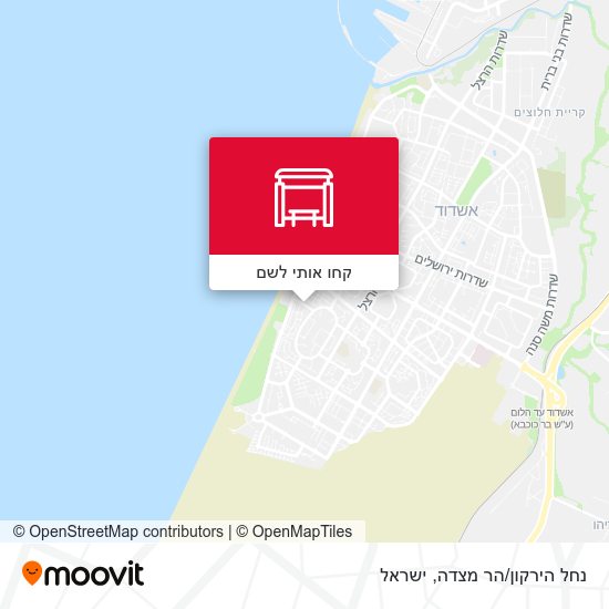 מפת נחל הירקון/הר מצדה