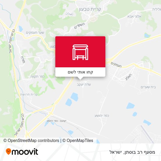 מפת מסעף רב בוסתן