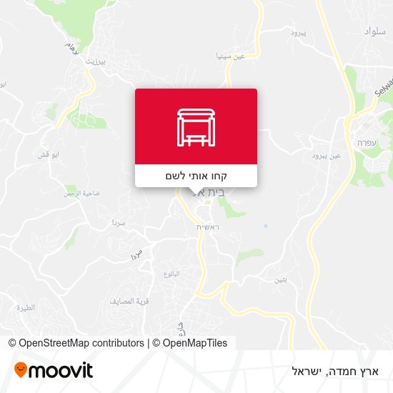 מפת ארץ חמדה