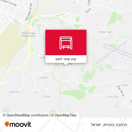 מפת הרחבה ב/הזית