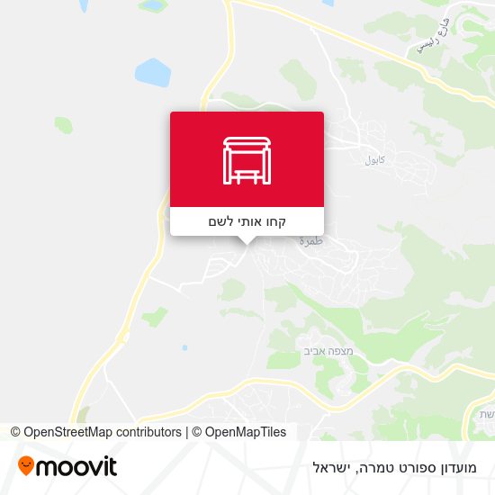 מפת מועדון ספורט טמרה