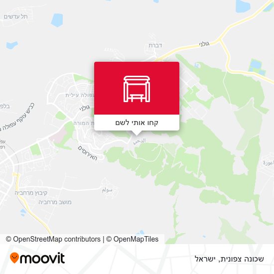 מפת שכונה צפונית
