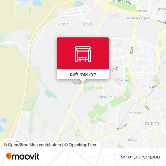 מפת מסעף עיינות