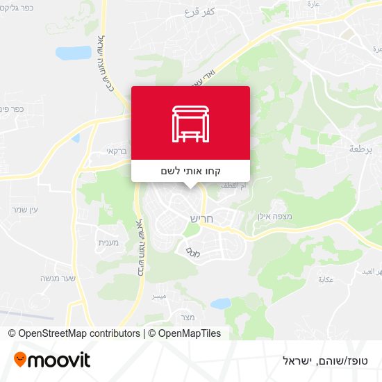 מפת טופז/שוהם