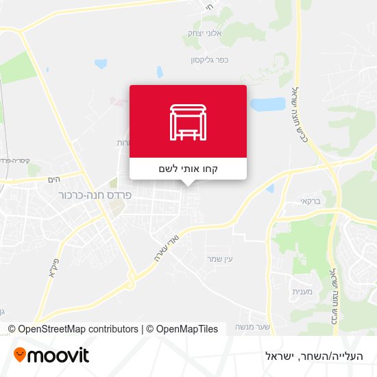 מפת העלייה/השחר
