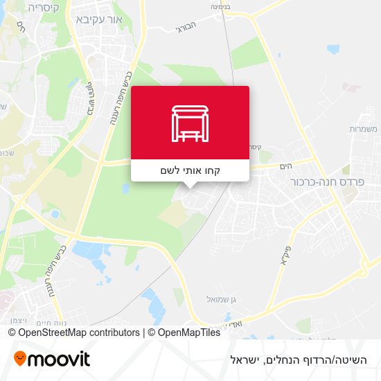 מפת השיטה/הרדוף הנחלים