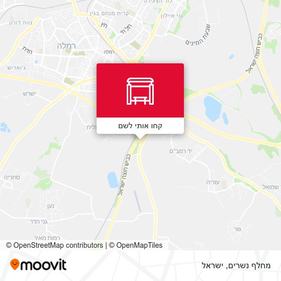 מפת מחלף נשרים