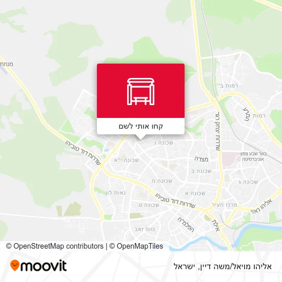 מפת אליהו מויאל/משה דיין