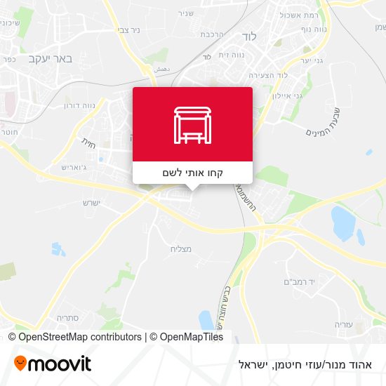 מפת אהוד מנור/עוזי חיטמן