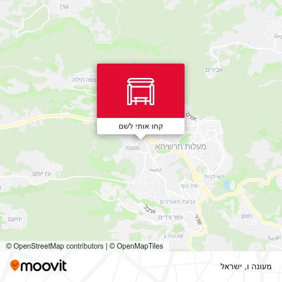 מפת מעונה ו