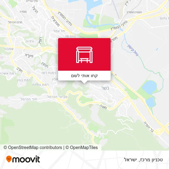 מפת טכניון מרכז