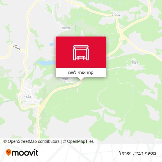 מפת מסעף רביד