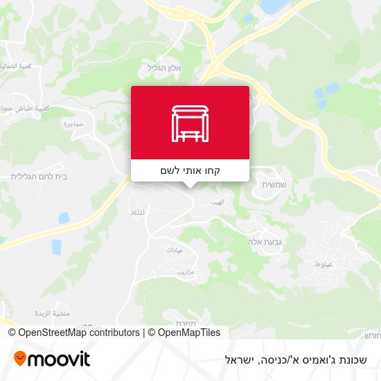מפת שכונת ג'ואמיס א'/כניסה
