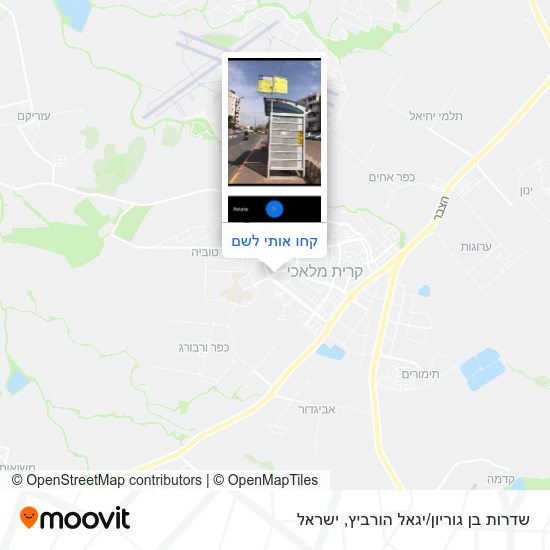 מפת שדרות בן גוריון/יגאל הורביץ
