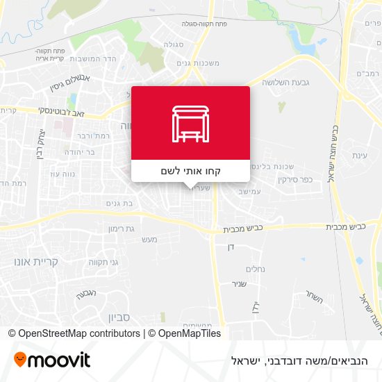 מפת הנביאים/משה דובדבני
