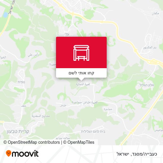 מפת כעבייה/מסגד