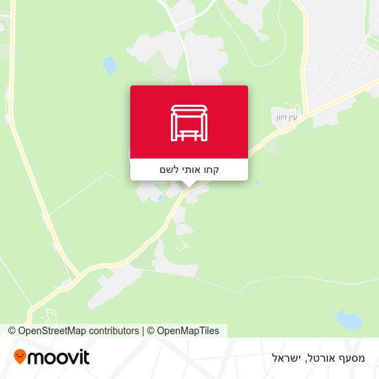 מפת מסעף אורטל