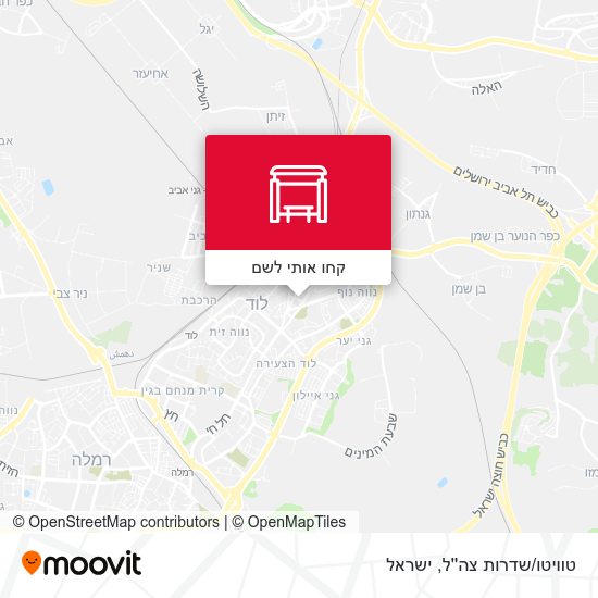 מפת טוויטו/שדרות צה''ל