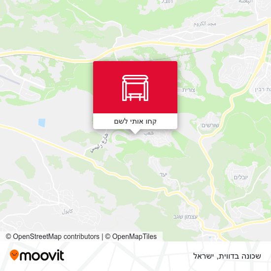 מפת שכונה בדווית