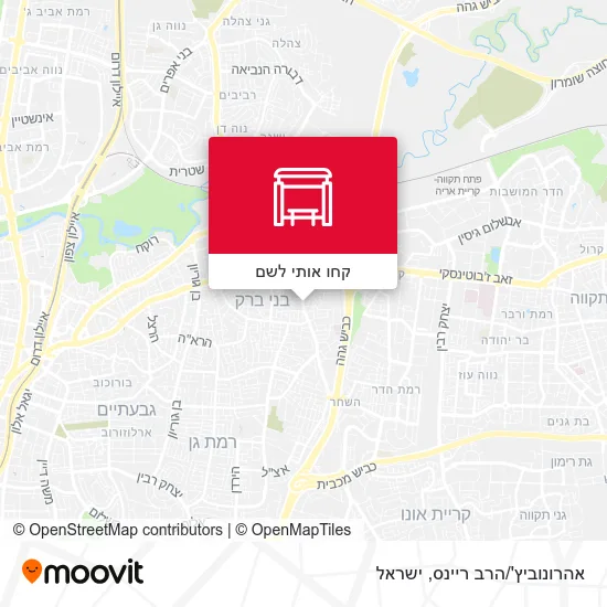 מפת אהרונוביץ'/הרב ריינס