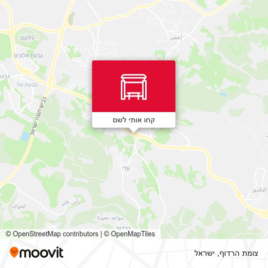 מפת צומת הרדוף