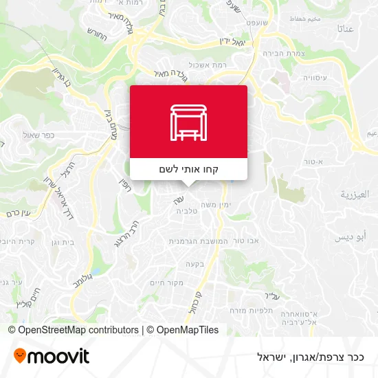 מפת ככר צרפת/אגרון