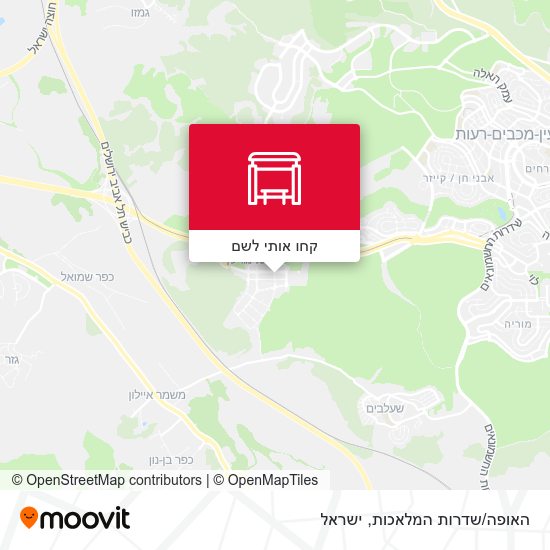 מפת האופה/שדרות המלאכות