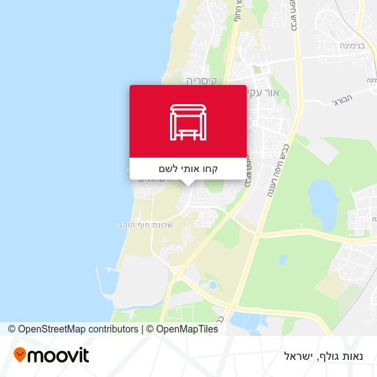 מפת נאות גולף