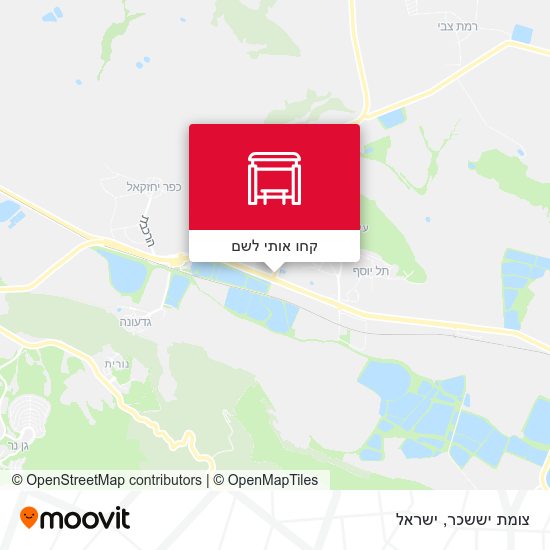 מפת צומת יששכר