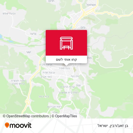 מפת בן זאב/רבין