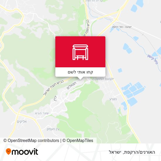 מפת האורנים/הרקפת