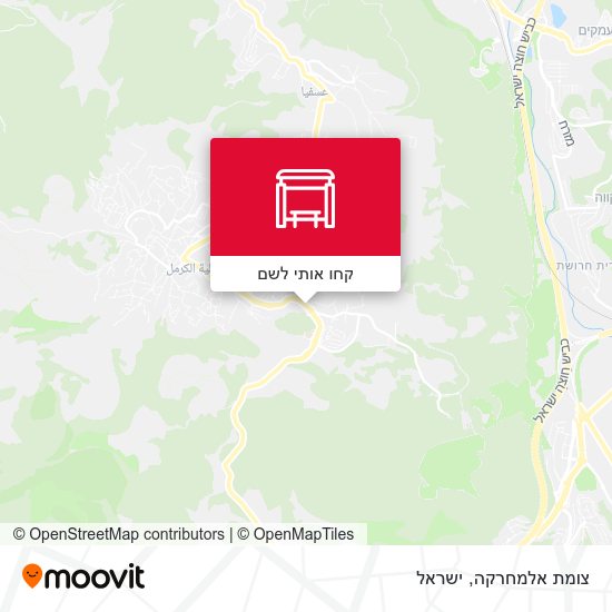 מפת צומת אלמחרקה