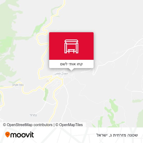 מפת שכונה מזרחית ג