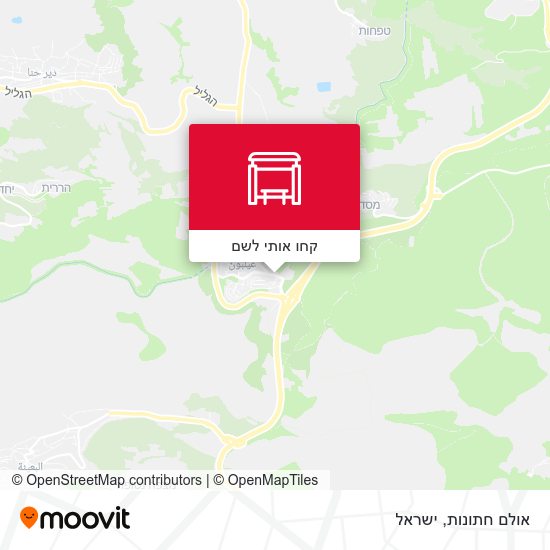 מפת אולם חתונות