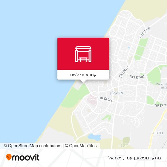 מפת מתקן נופש/בן עמר