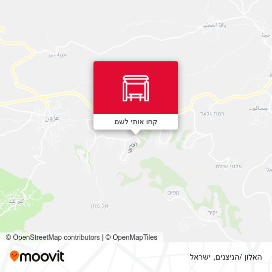 מפת האלון /הניצנים