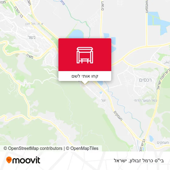מפת בי''ס כרמל זבולון