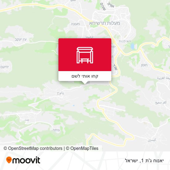 מפת יאנוח ג'ת 1