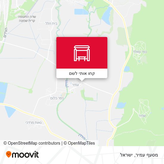מפת מסעף עמיר