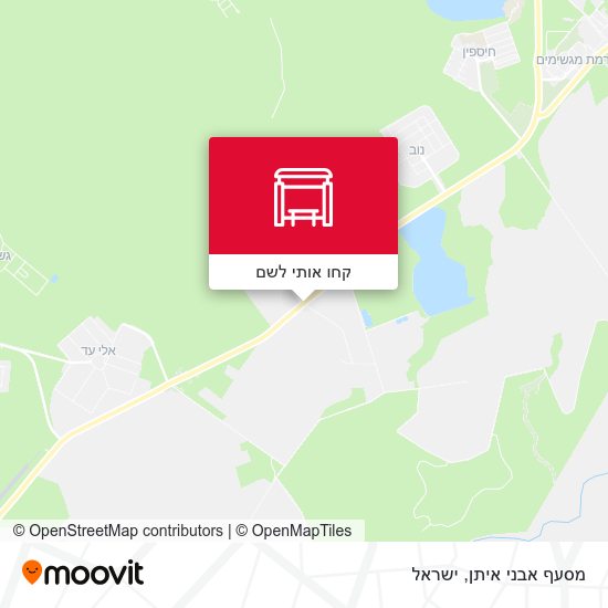 מפת מסעף אבני איתן