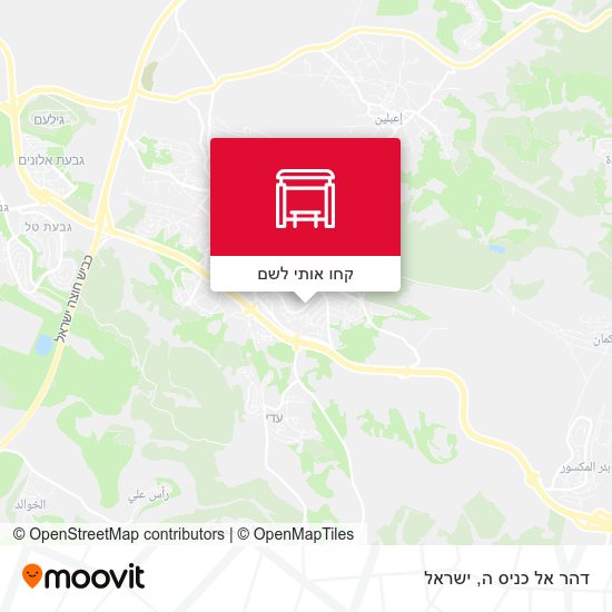 מפת דהר אל כניס ה