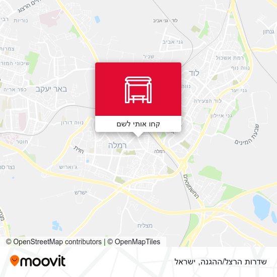 מפת שדרות הרצל/ההגנה