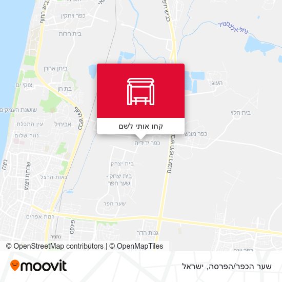 מפת שער הכפר/הפרסה