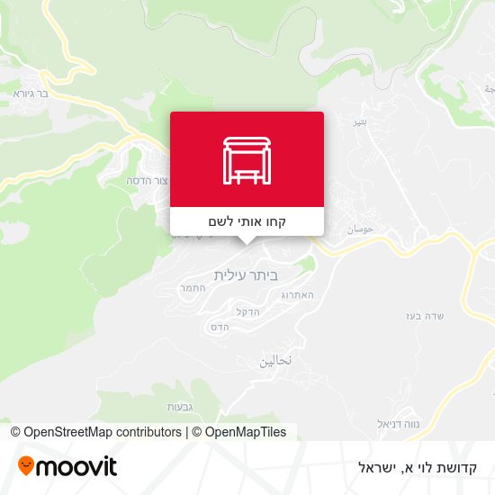 מפת קדושת לוי א