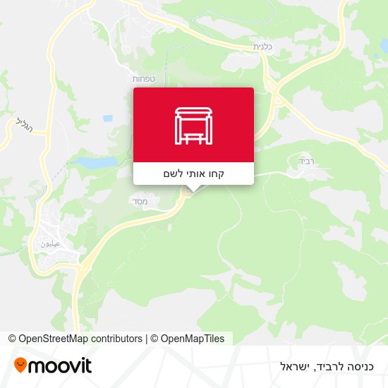 מפת כניסה לרביד