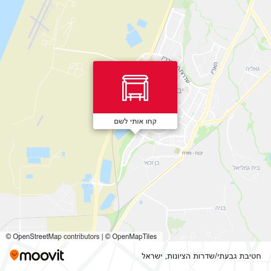 מפת חטיבת גבעתי/שדרות הציונות