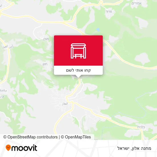 מפת מחנה אלון